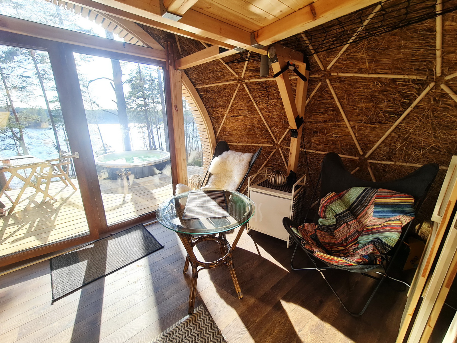 20m2 Glamping Kupolas Ø5m | Ekologinė bendruomenė, GLAMPINGLITHUANIA
