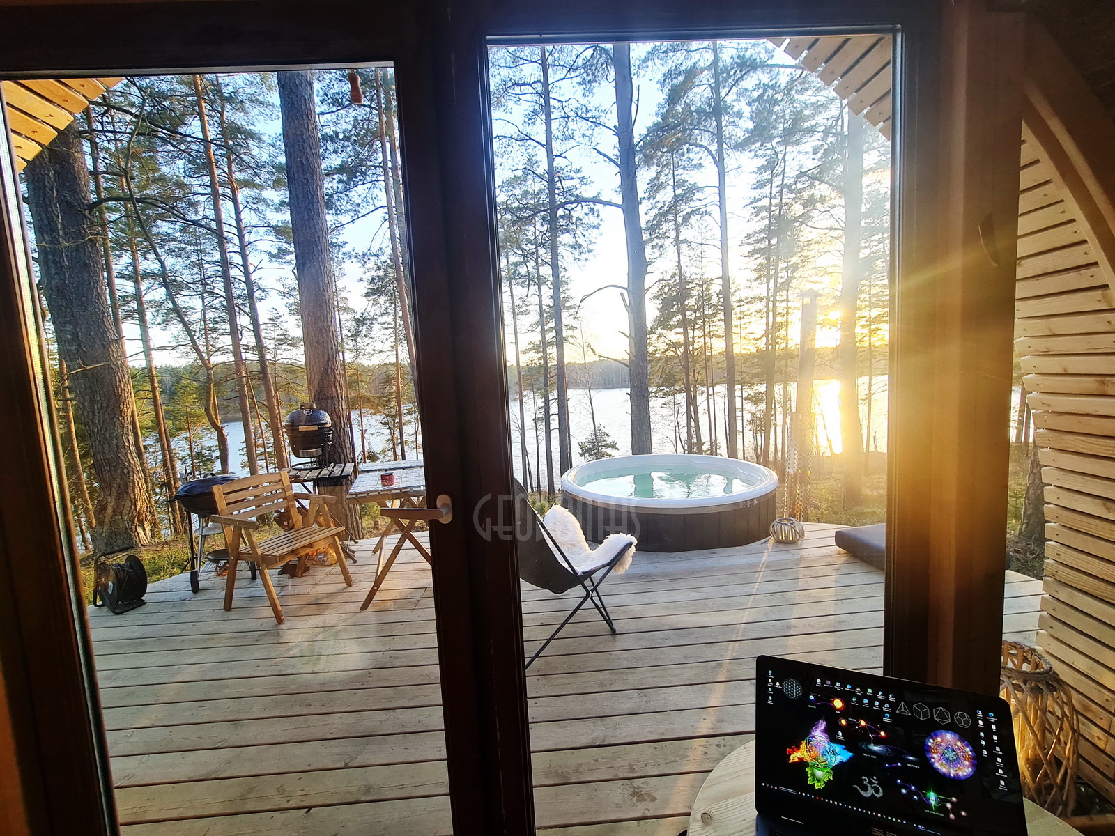 20m2 Glamping Kupolas Ø5m | Ekologinė bendruomenė, GLAMPINGLITHUANIA