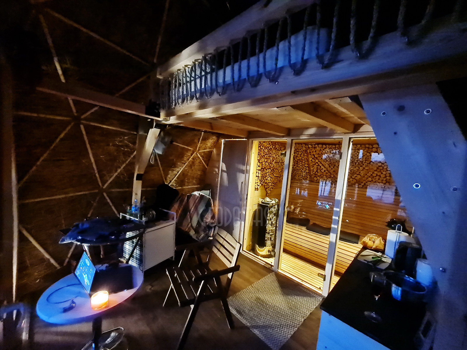 20m2 Glamping Kupolas Ø5m | Ekologinė bendruomenė, GLAMPINGLITHUANIA