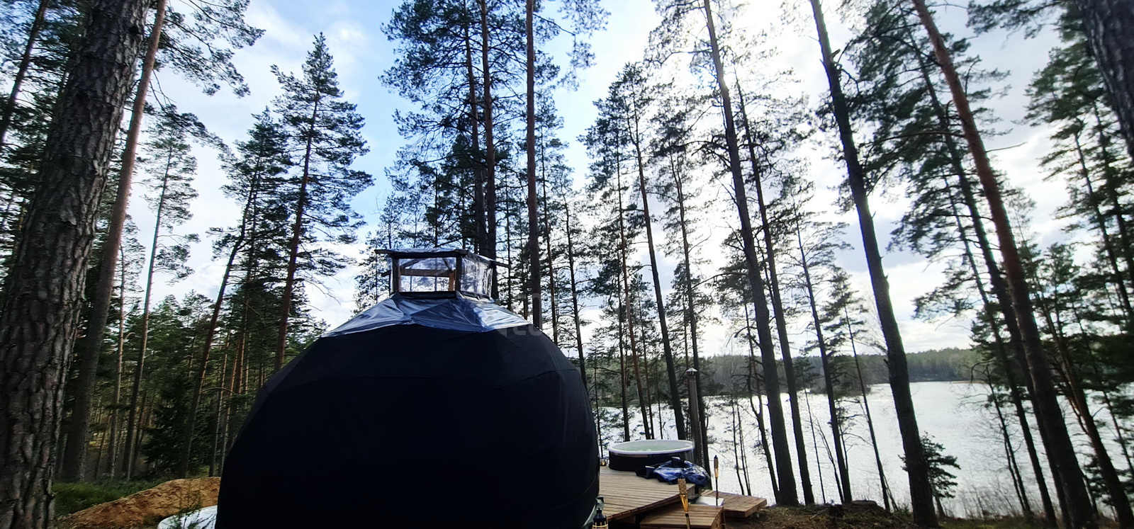 20m2 Glamping Kupolas Ø5m | Ekologinė bendruomenė, GLAMPINGLITHUANIA
