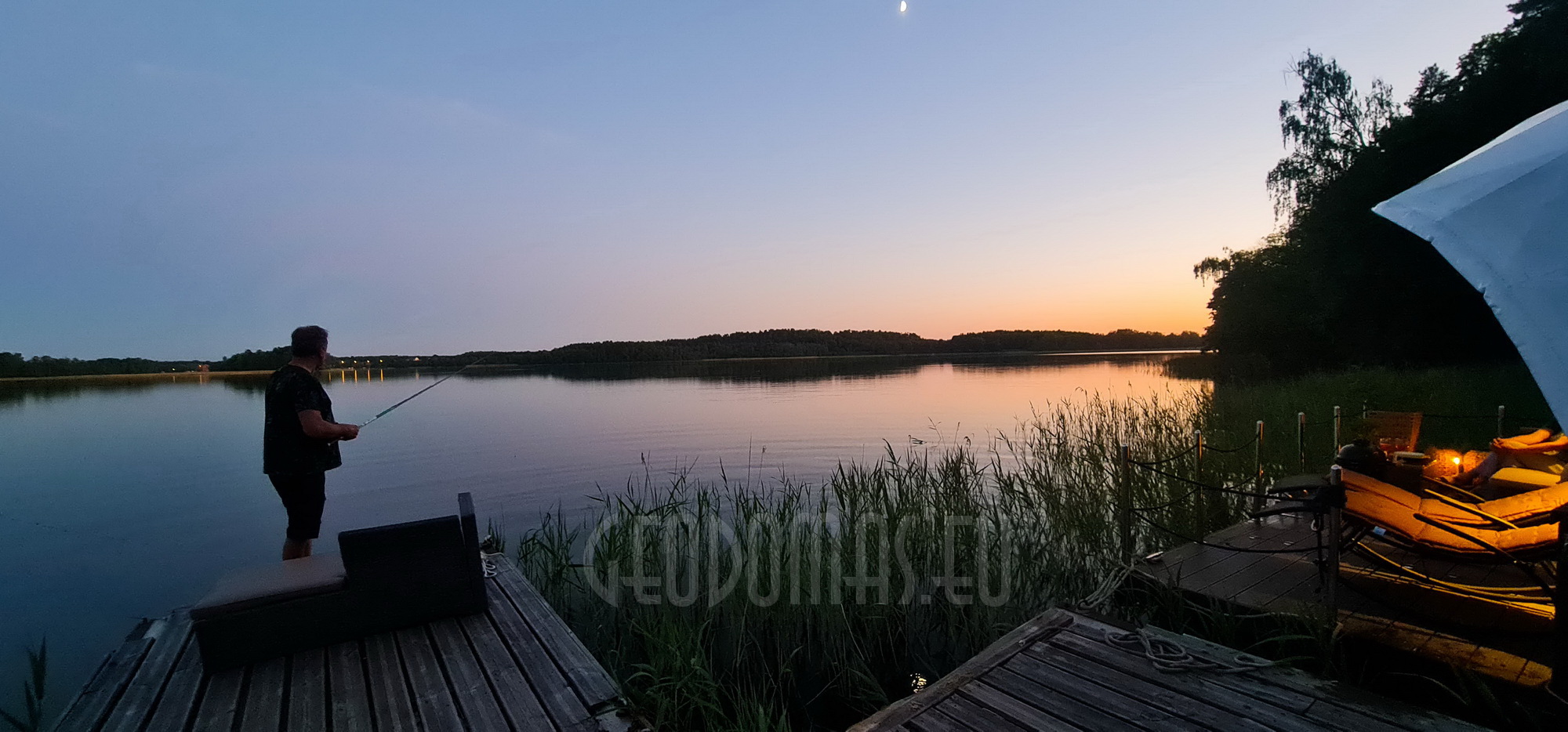 27m² Pramoginis Glamping laivas Ø7m | Pasimėgaukite ežerų ir jų salų grožiu