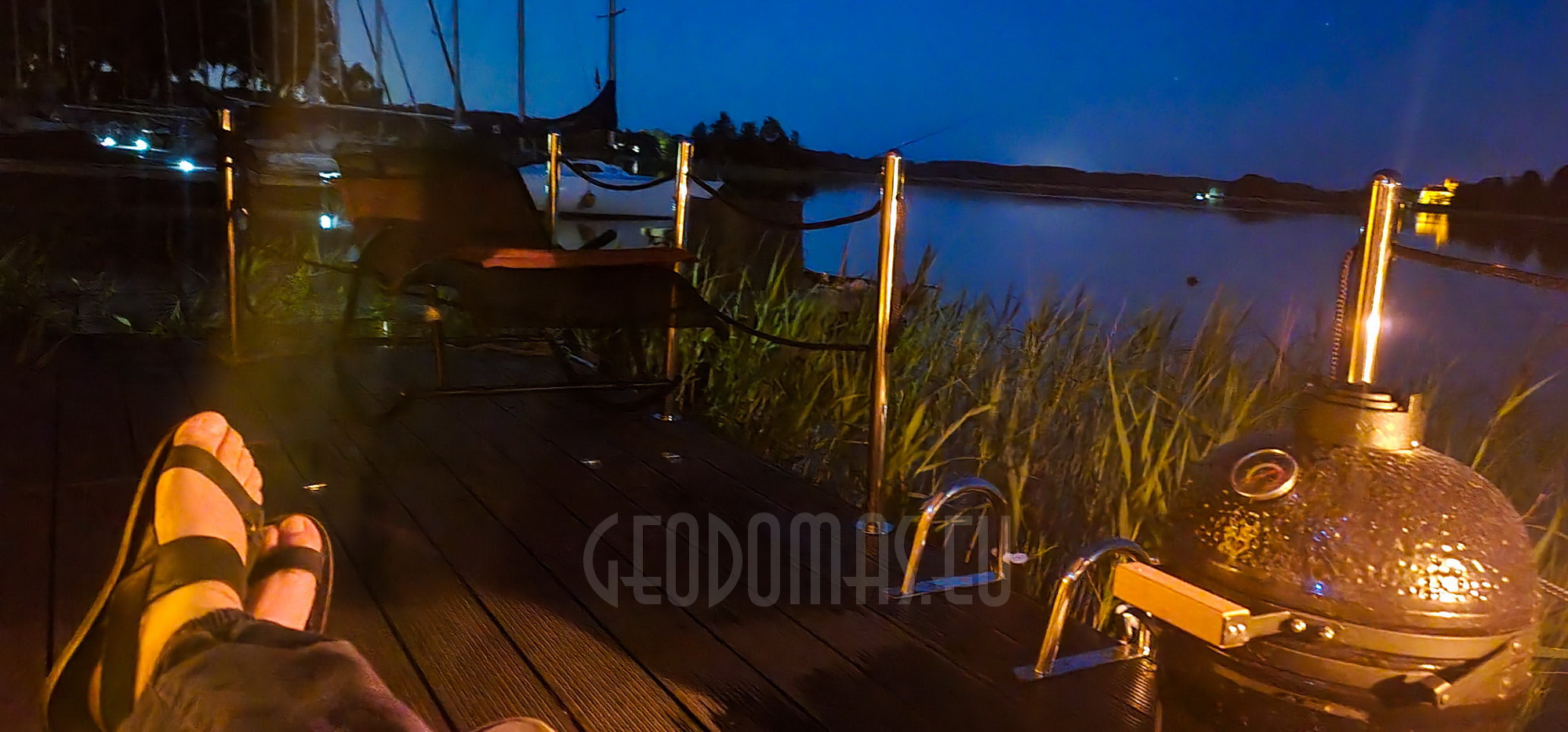 27m² Pramoginis Glamping laivas Ø7m | Pasimėgaukite ežerų ir jų salų grožiu