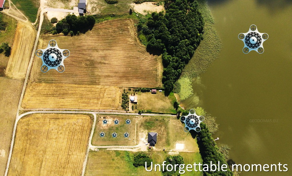28m² Keleivinis Turistinis Dronas | GEODOMAS