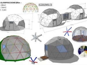 28m2 GLAMPING Ø6m ICO F3 H3,6m