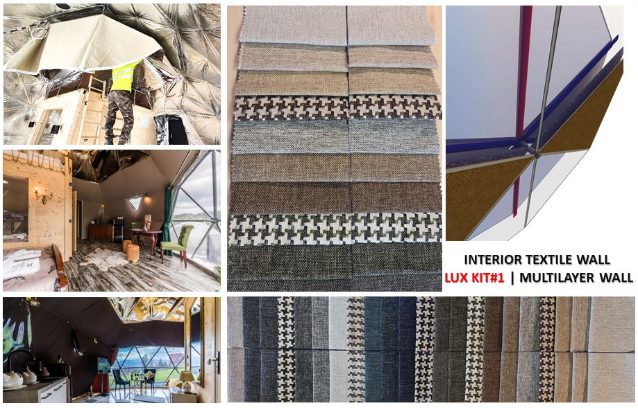 7m2 CRYSTAL DOME Ø3m H4m | BASIC SET