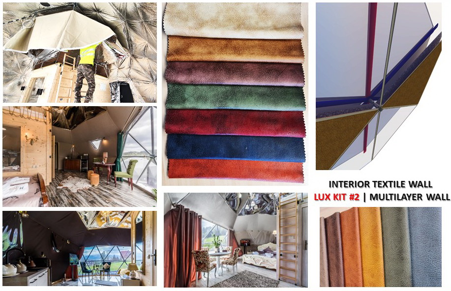 7m2 CRYSTAL DOME Ø3m H4m | BASIC SET