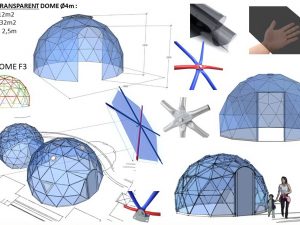 12m2 PILNAI SKAIDRUS Ø4m H2,5m | MOBILUS