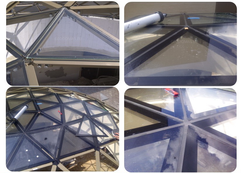 372m2 SINGLE GLASS Ø22m ICO F8+ H12,4m