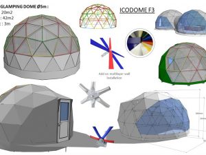 20m2 GLAMPING Ø5m ICO F3 H3m