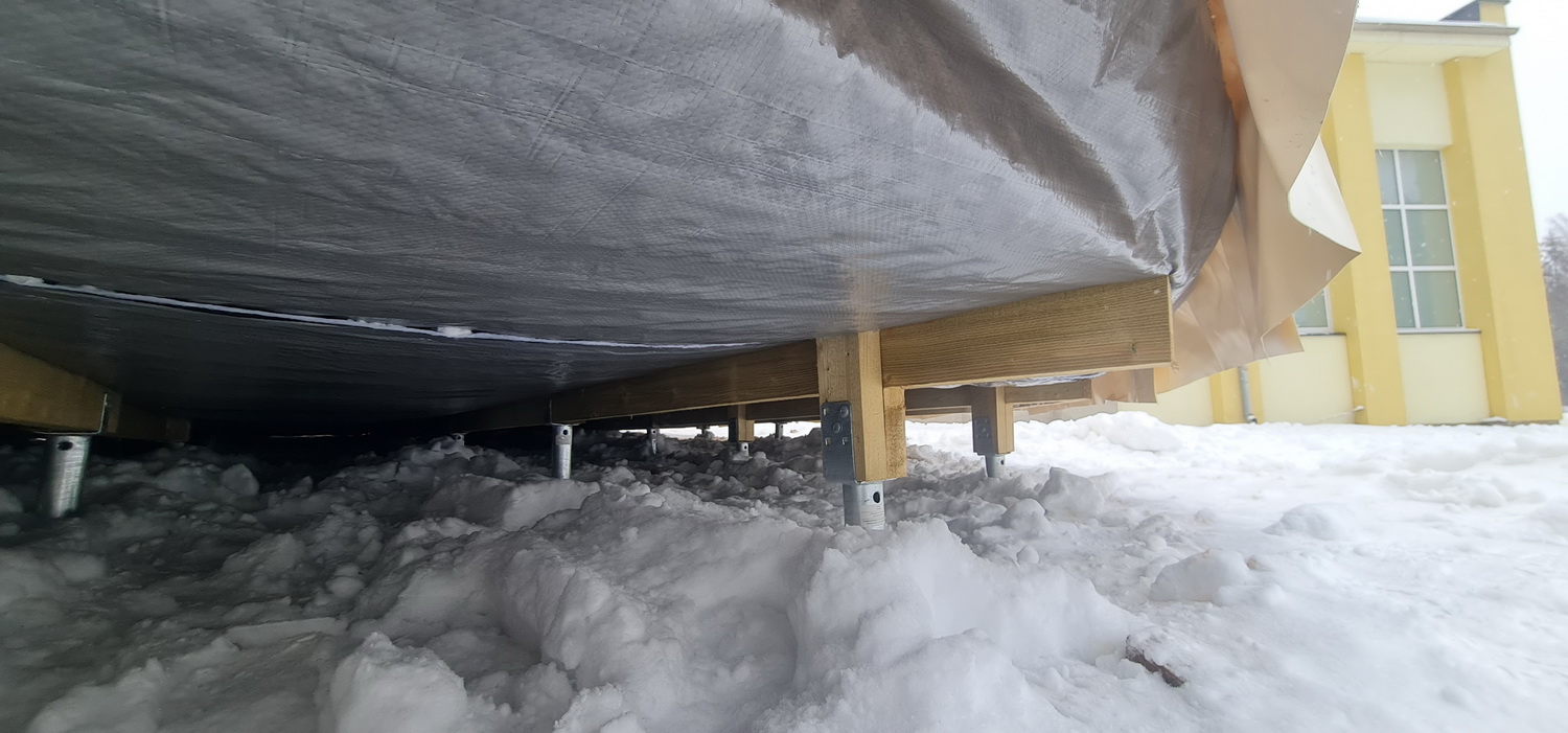 50m2 Mobile school Room Ø8m | Avizieniu High School