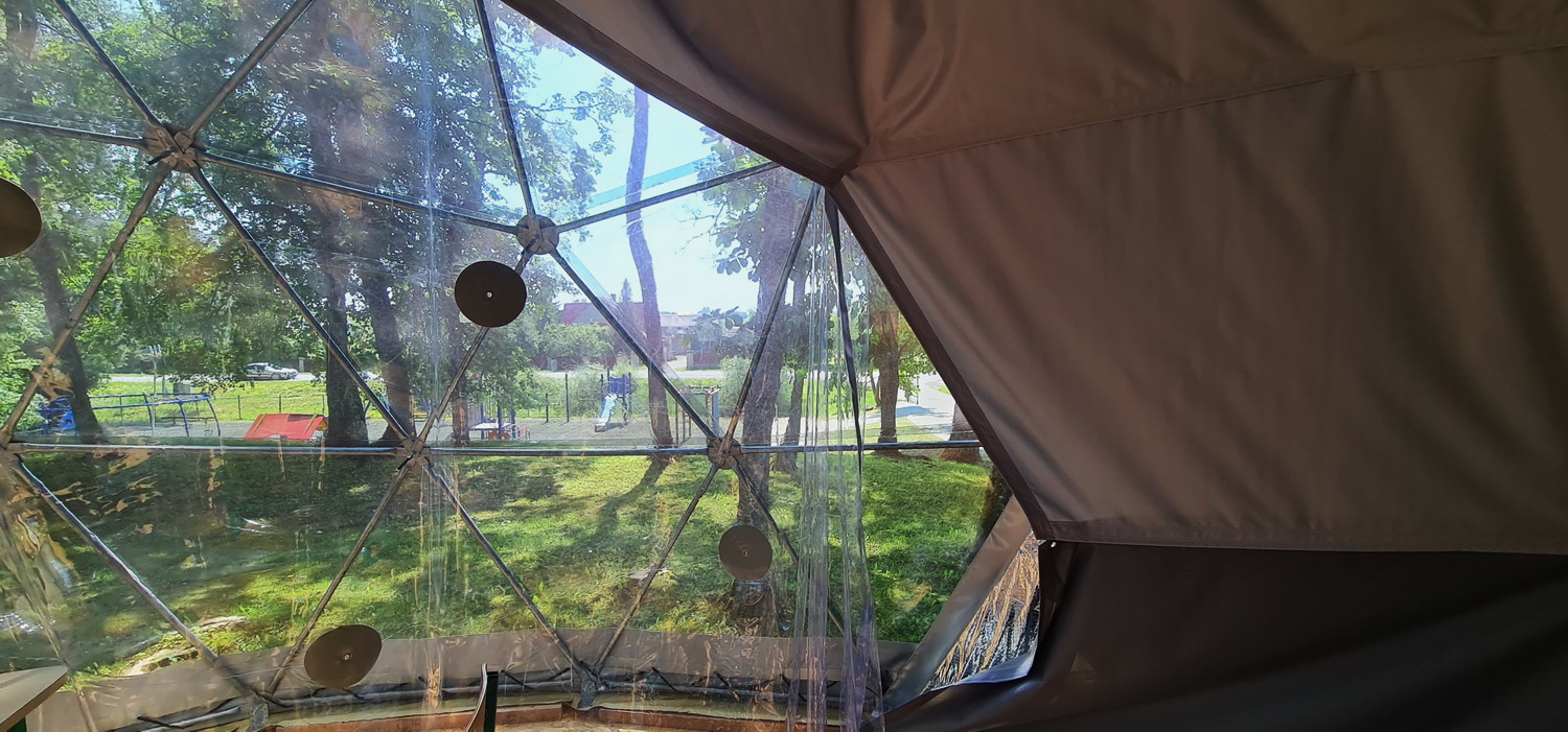 50m2 Mobile school Room Ø8m | Suderves Primary School