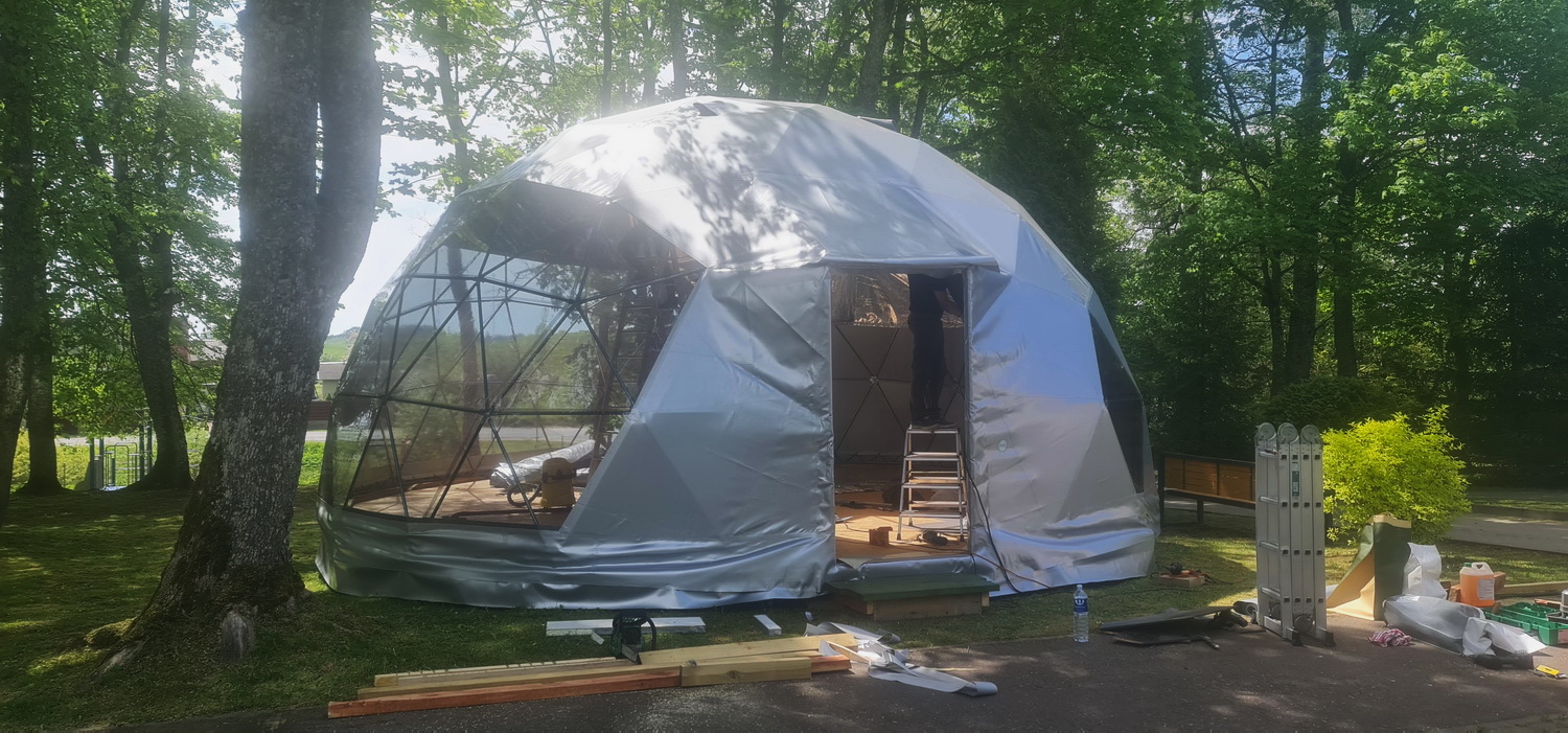 50m2 Mobile school Room Ø8m | Suderves Primary School