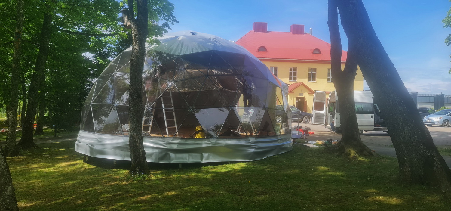 50m2 Mobile school Room Ø8m | Suderves Primary School