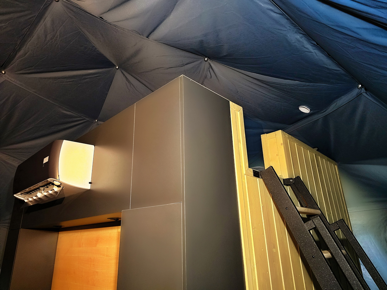 35m² BESKID GLAMP Glamping Kupolai Ø6,7m | Jaworze Kalnai, Lenkija