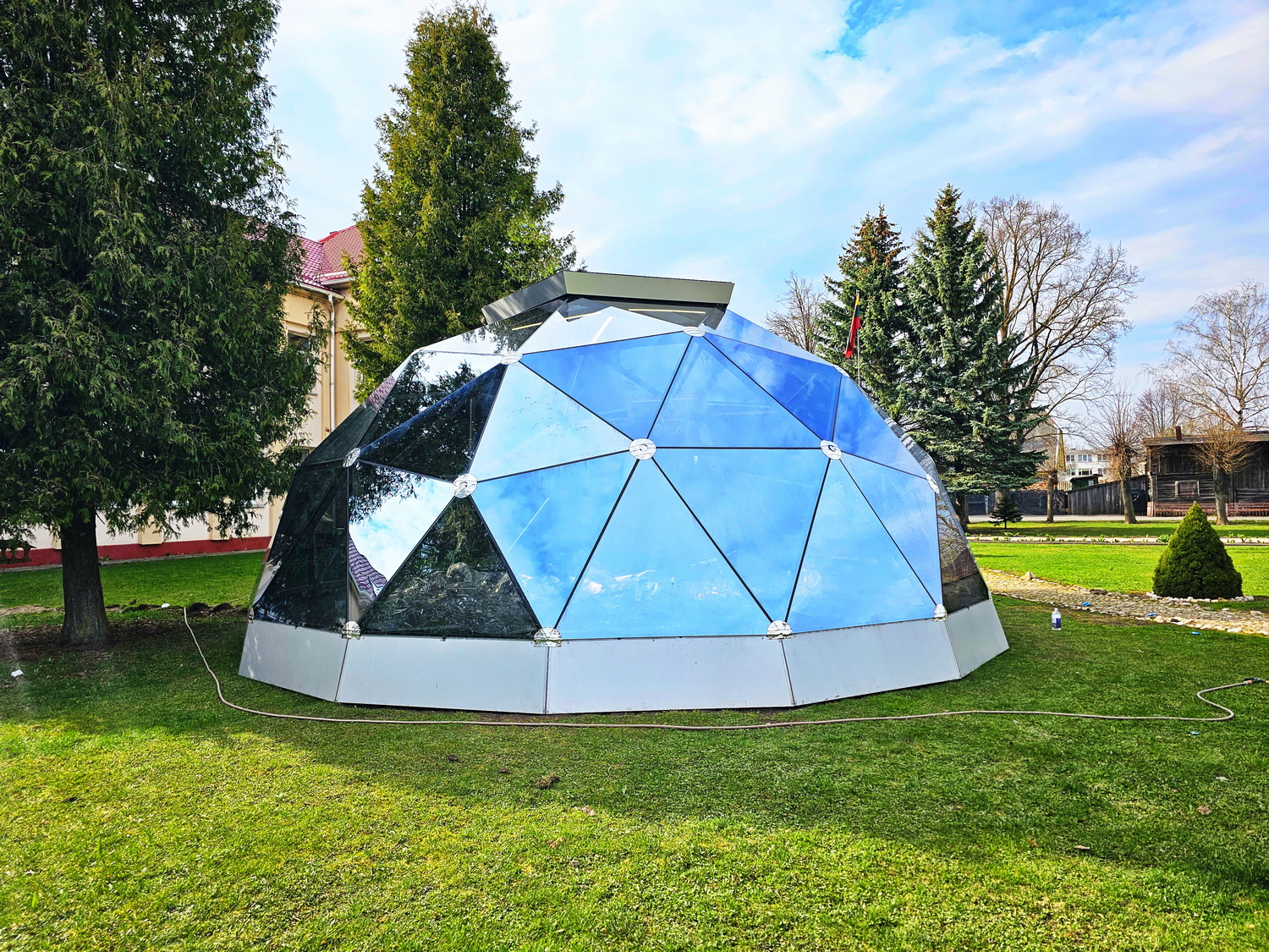 50m2 Glazed School Room Ø8m | Pasvalys basic school