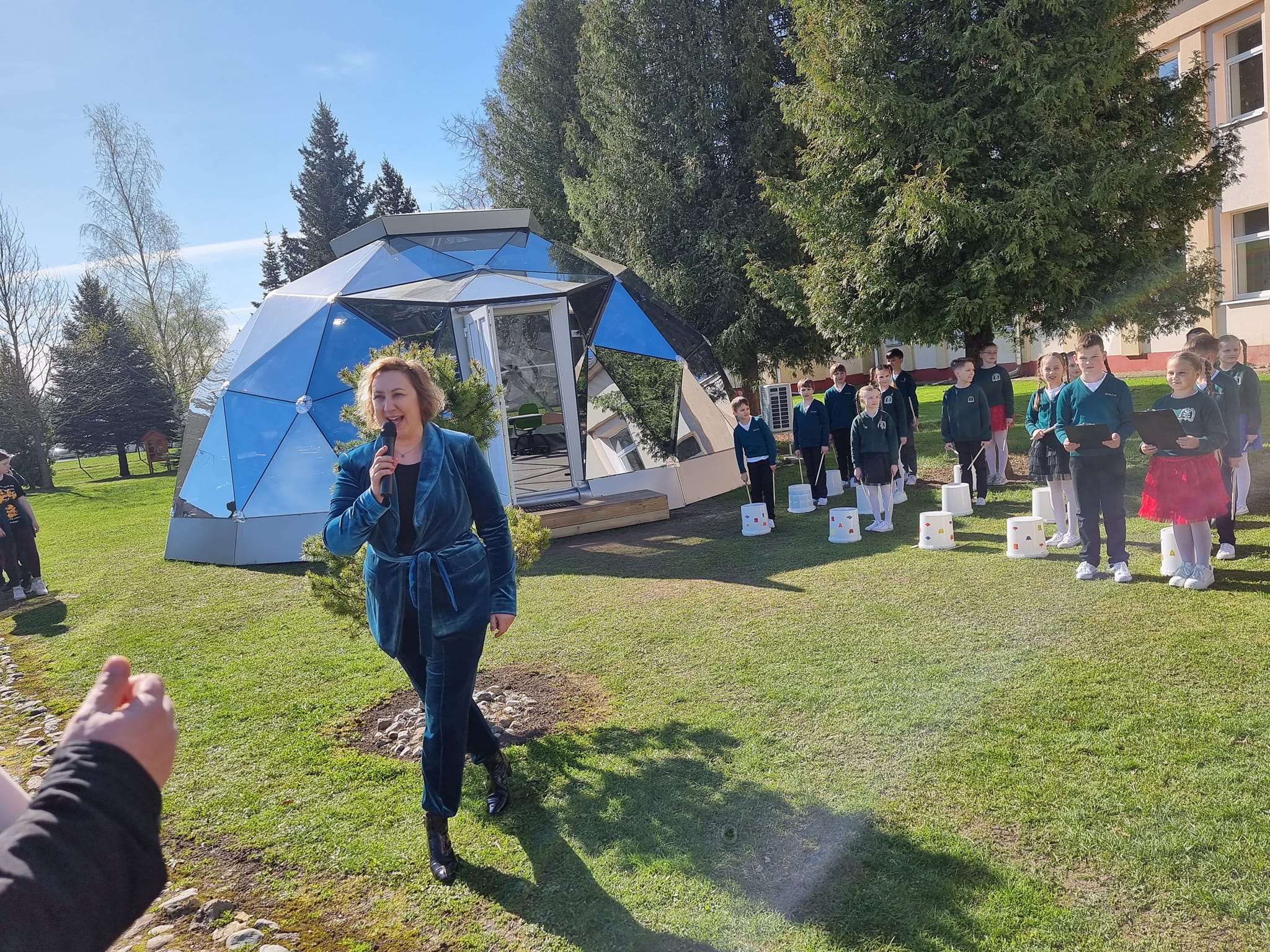 50m2 Glazed School Room Ø8m | Pasvalys basic school