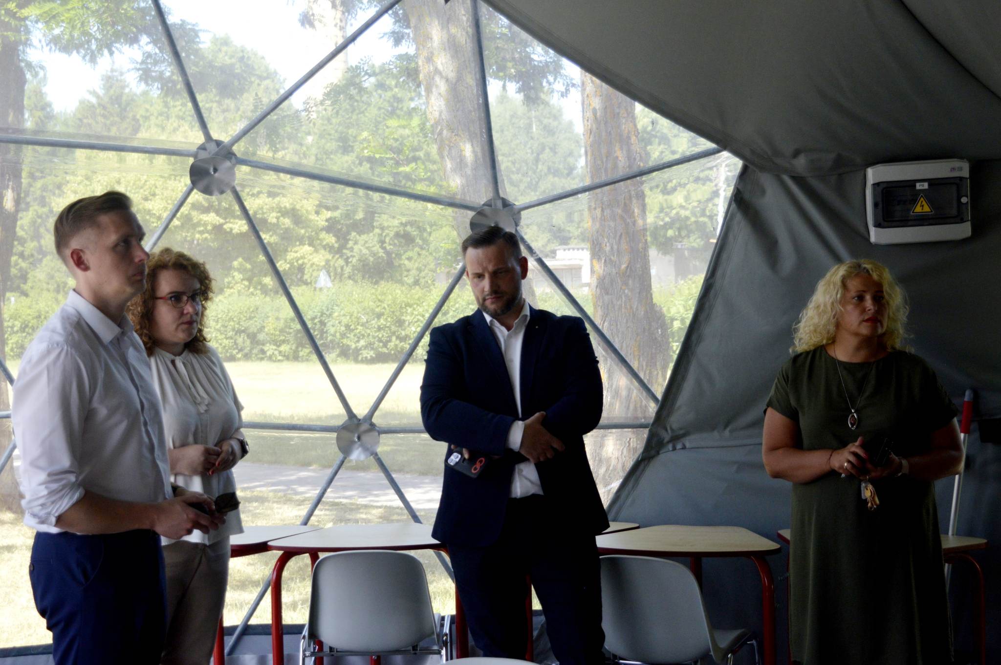50m² Lauko Klasė Ø8m Kupolas | Vilniaus rajono Pagirių gimnazija