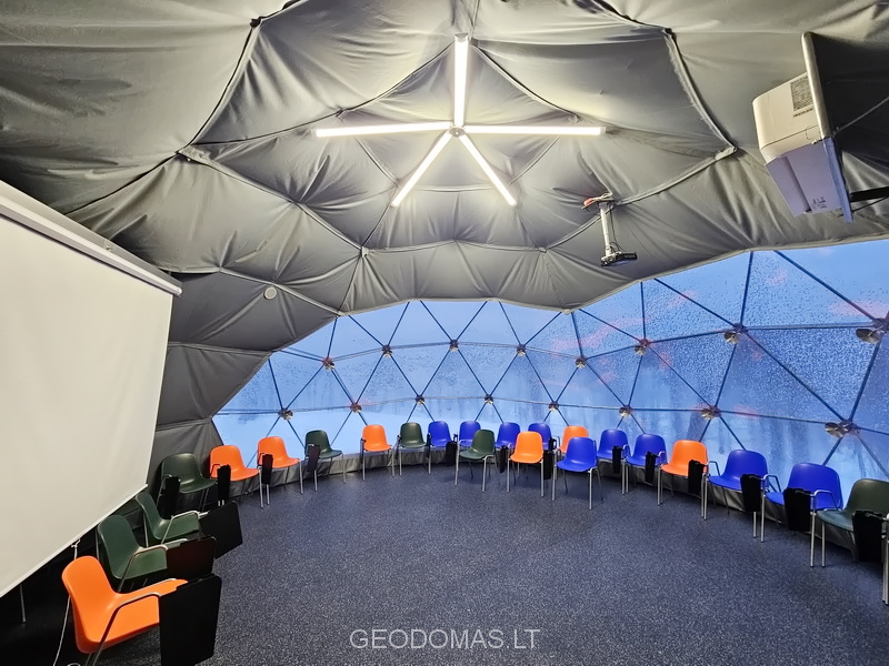 50m2 Dome Room Ø8m | Vaclovos Giržads pro-gymnasium in Kaišiadori