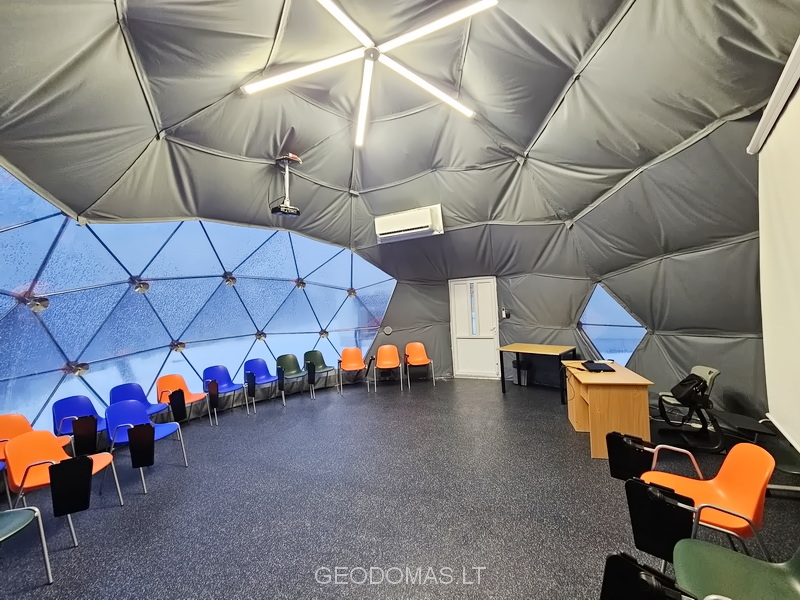 50m2 Dome Room Ø8m | Vaclovos Giržads pro-gymnasium in Kaišiadori