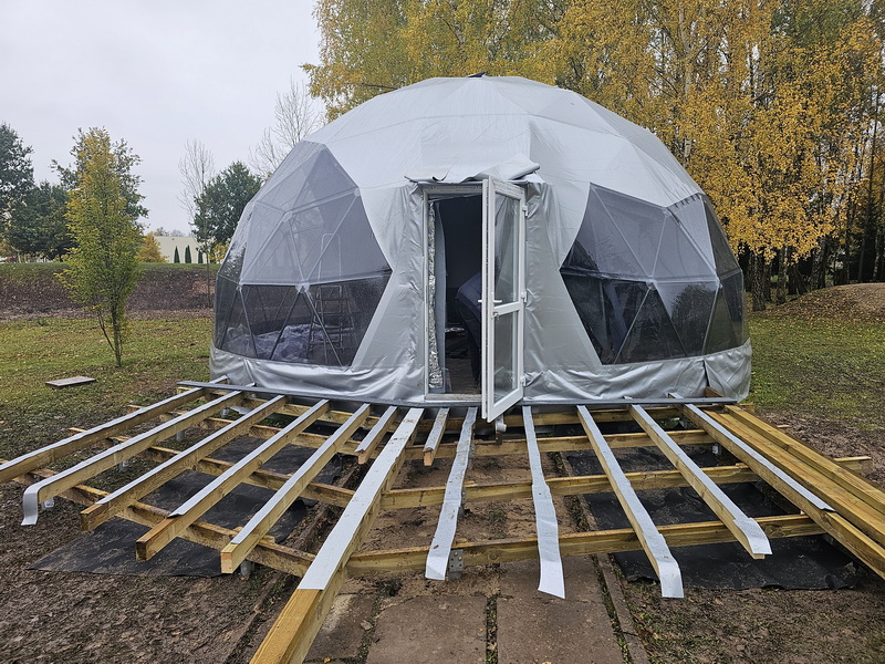 50m2 Dome Room Ø8m | Vaclovos Giržads pro-gymnasium in Kaišiadori