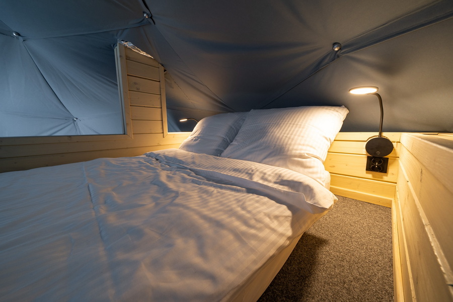 35m² BESKID GLAMP Glamping Kupolai Ø6,7m | Jaworze Kalnai, Lenkija