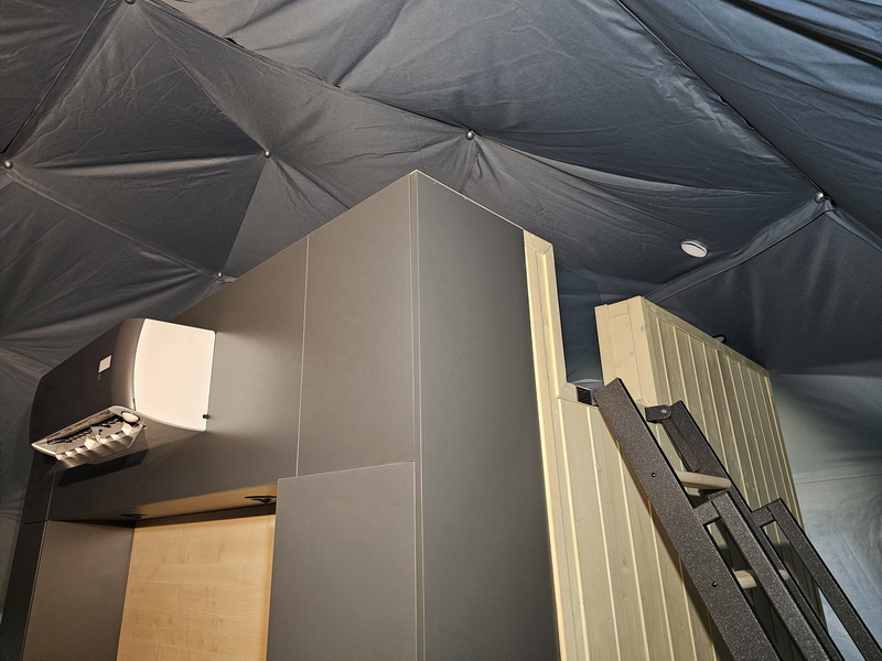 35m² BESKID GLAMP Glamping Kupolai Ø6,7m | Jaworze Kalnai, Lenkija