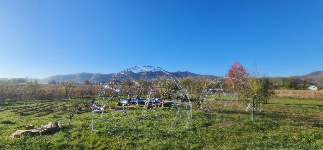 35m² x4 Glamping Kupolai Ø6,7m | Jiblea Veche, Rumunija