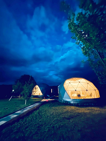 35m² x4 Glamping Kupolai Ø6,7m | Jiblea Veche, Rumunija