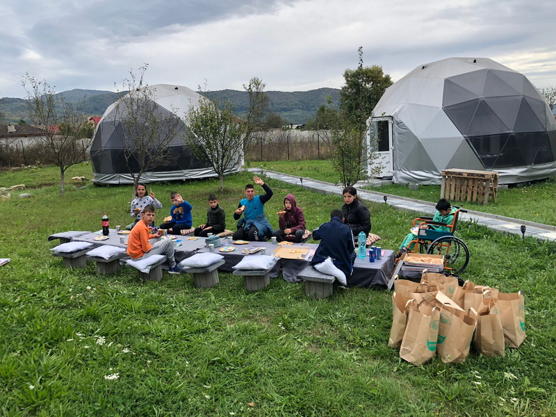 35m² x4 Glamping Kupolai Ø6,7m | Jiblea Veche, Rumunija