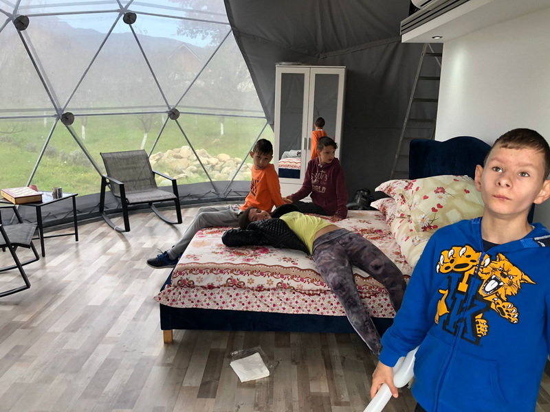 35m² x4 Glamping Kupolai Ø6,7m | Jiblea Veche, Rumunija