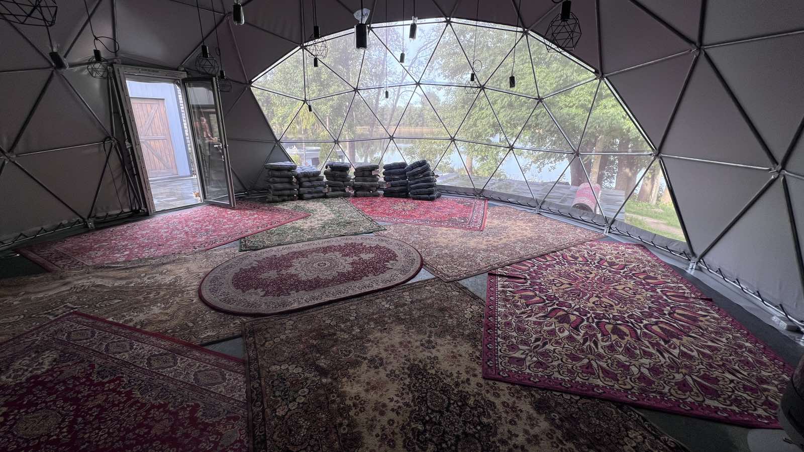 50m² + 95m² UJOY Meditacijų Centras Ø8m + Ø11m | Karvys, Lietuva