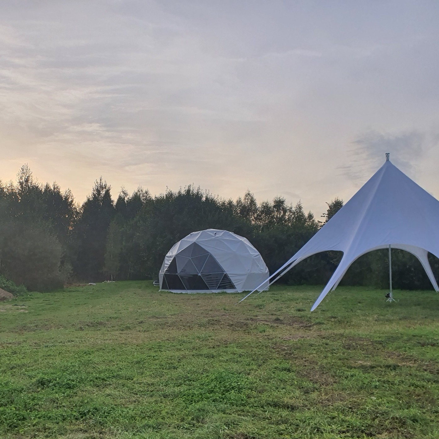35m2 x4 Kupolai Žvaigždžių Slėnis Ø6,7m | Sližiai, Ukmergė