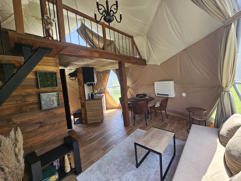 35m2 x4 Kupolai Žvaigždžių Slėnis Ø6,7m | Sližiai, Ukmergė